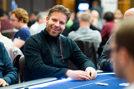 WSOP Main Event chip leader Jorryt Van Hoof