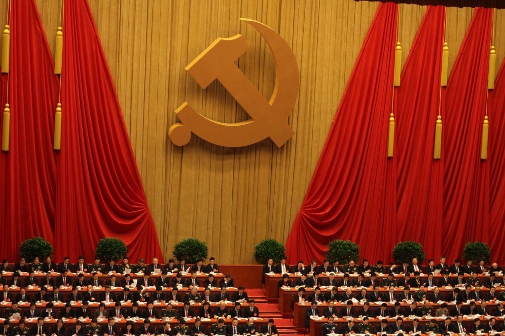 Chinese government meeting, Beijing.