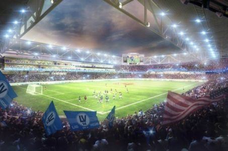 Soccer stadium Las Vegas, artist’s rendition