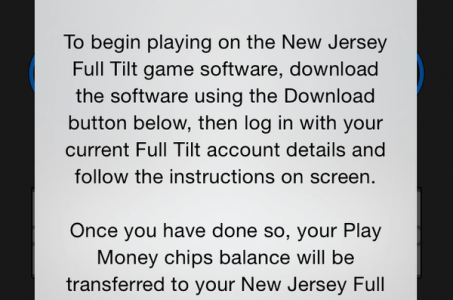 Full Tilt New Jersey mistaken license