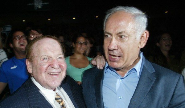Sheldon Adelson and Binyamin Netanyahu