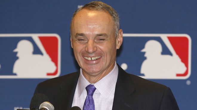 MLB Rob Manfred sports betting