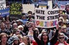 Indiana casinos religious freedom law protests