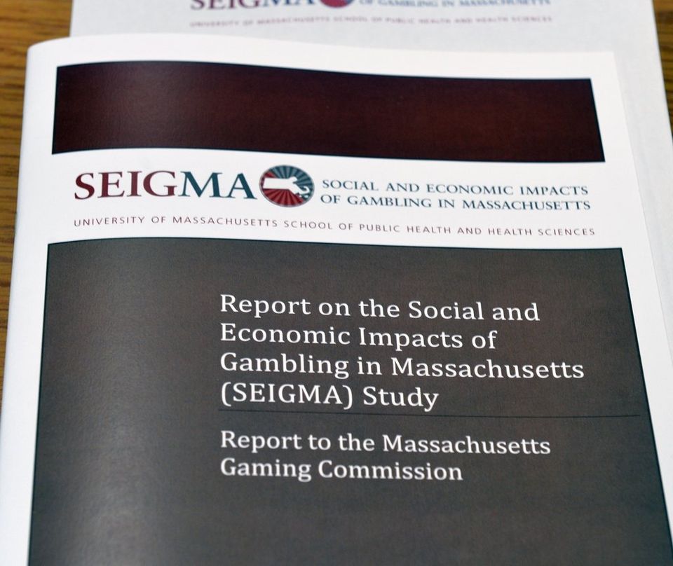 UMass Amherst gambling study Massachusetts