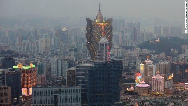 Macau revenues June 2015 down