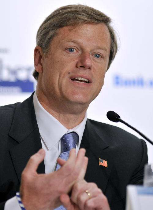 Massachusetts Governor Charlie Baker Wynn Everett appovals