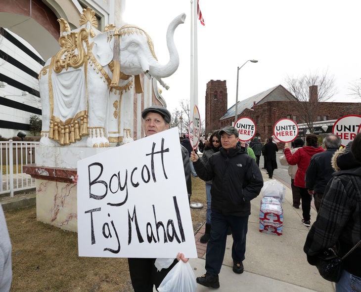 Trump Taj Mahal Atlantic City union strike