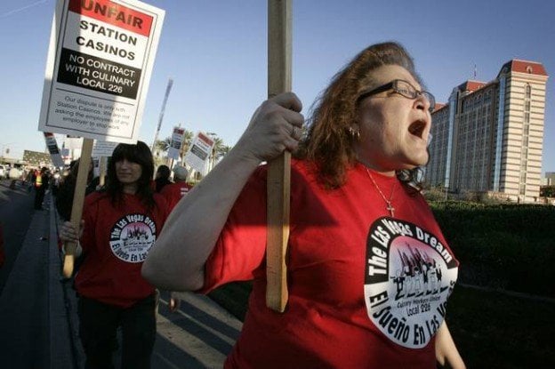 Las Vegas Culinary Workers Union Deutsche Bank Stations Casinos