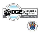 New Jersey DGE Seal of Approval for sanctioned sites