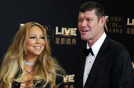 Mariah Carey and James Packer, Studio City Macau opening night