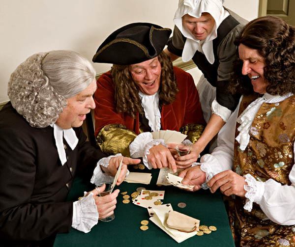 Thanksgiving pilgrims gambling poker US history