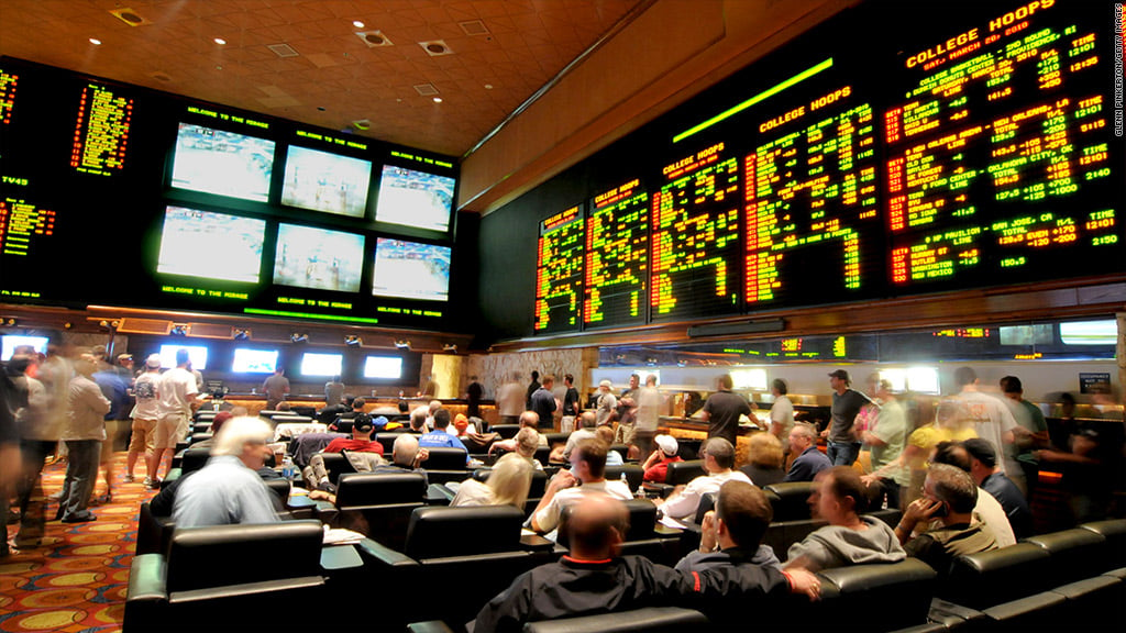 Nevada casino revenue Las Vegas sportsbooks