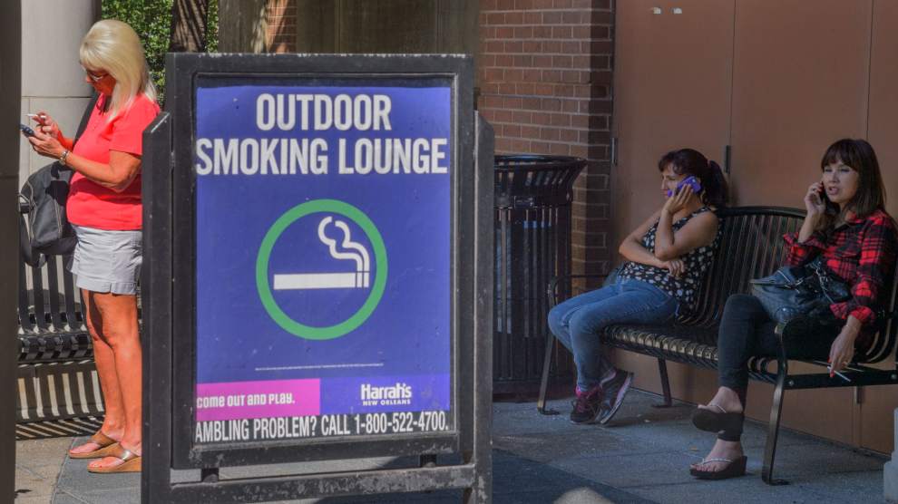 Harrah's New Orleans smoking ban