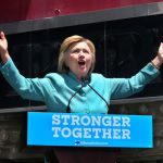 Clinton Denounces Trump in Front of Bankrupt Trump Plaza in Atlantic City