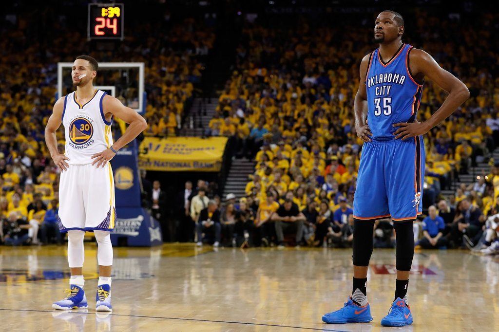 Kevin Durant Golden State Warriors Stephen Curry
