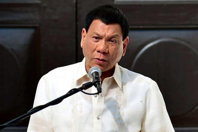 Philippines President Rodrigo Duterte online gambling