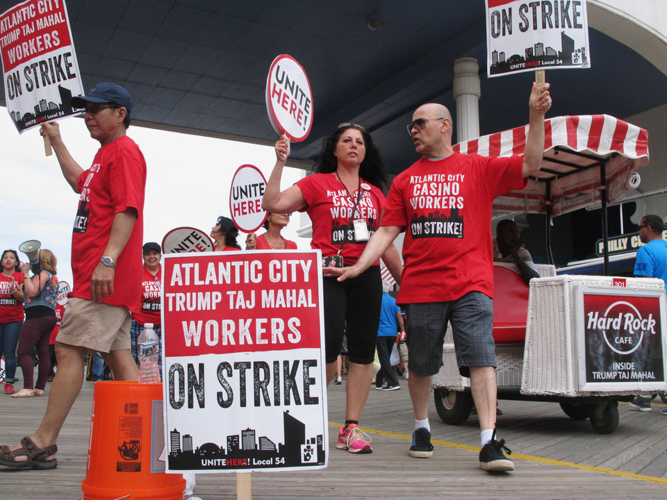 Trump Taj Mahal union workers ultimatum