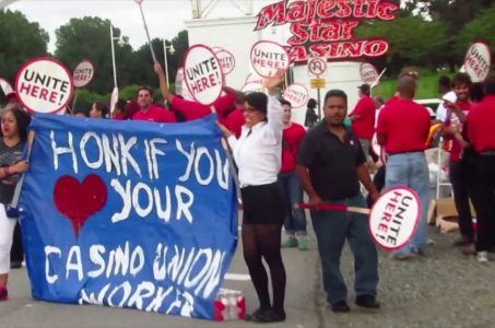 Indiana Unite Here casino union Majestic Star 