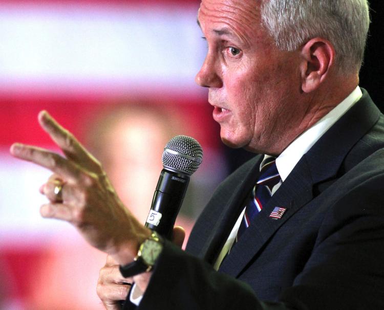 Mike Pence Nevada stump gambling stance