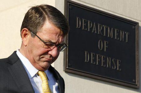 US Defense Department Ash Carter gambling strip clubs