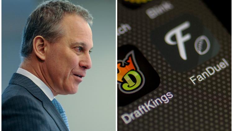 daily fantasy sports DraftKings FanDuel Eric Schneiderman