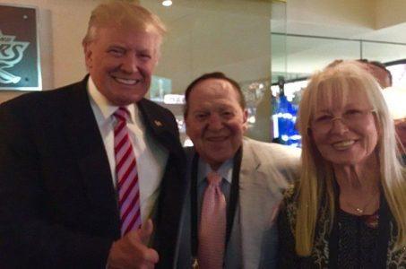 politics and gaming Sheldon Adelson Donald Trump