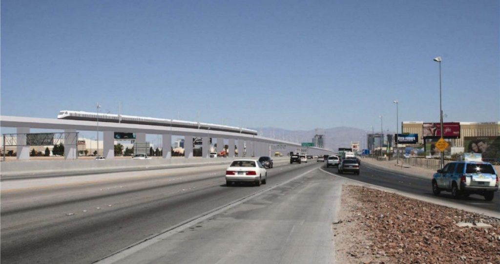 Las Vegas high-speed rail NFL stadium