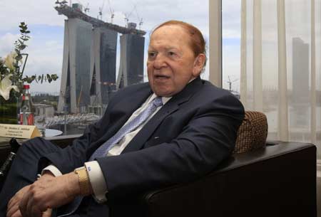 Singapore casinos Sheldon Adelson