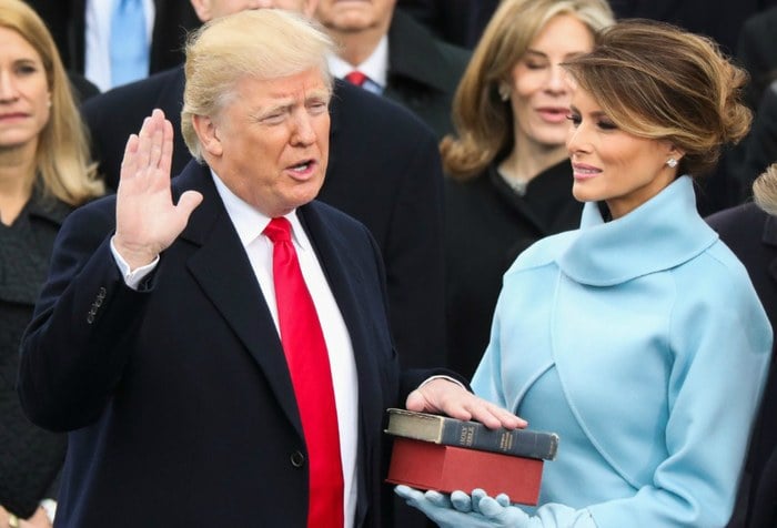 President Donald Trump inauguration January 20 2017