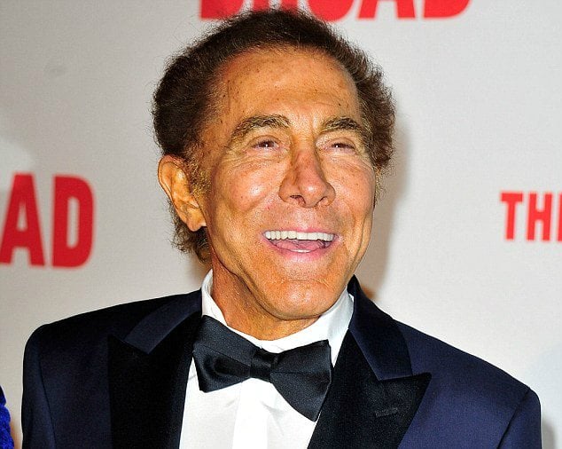 Steve Wynn $12.5 million in stock options