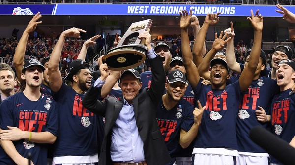 Final Four odds Gonzaga NCAA