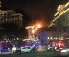 Bellagio roof fire Las Vegas