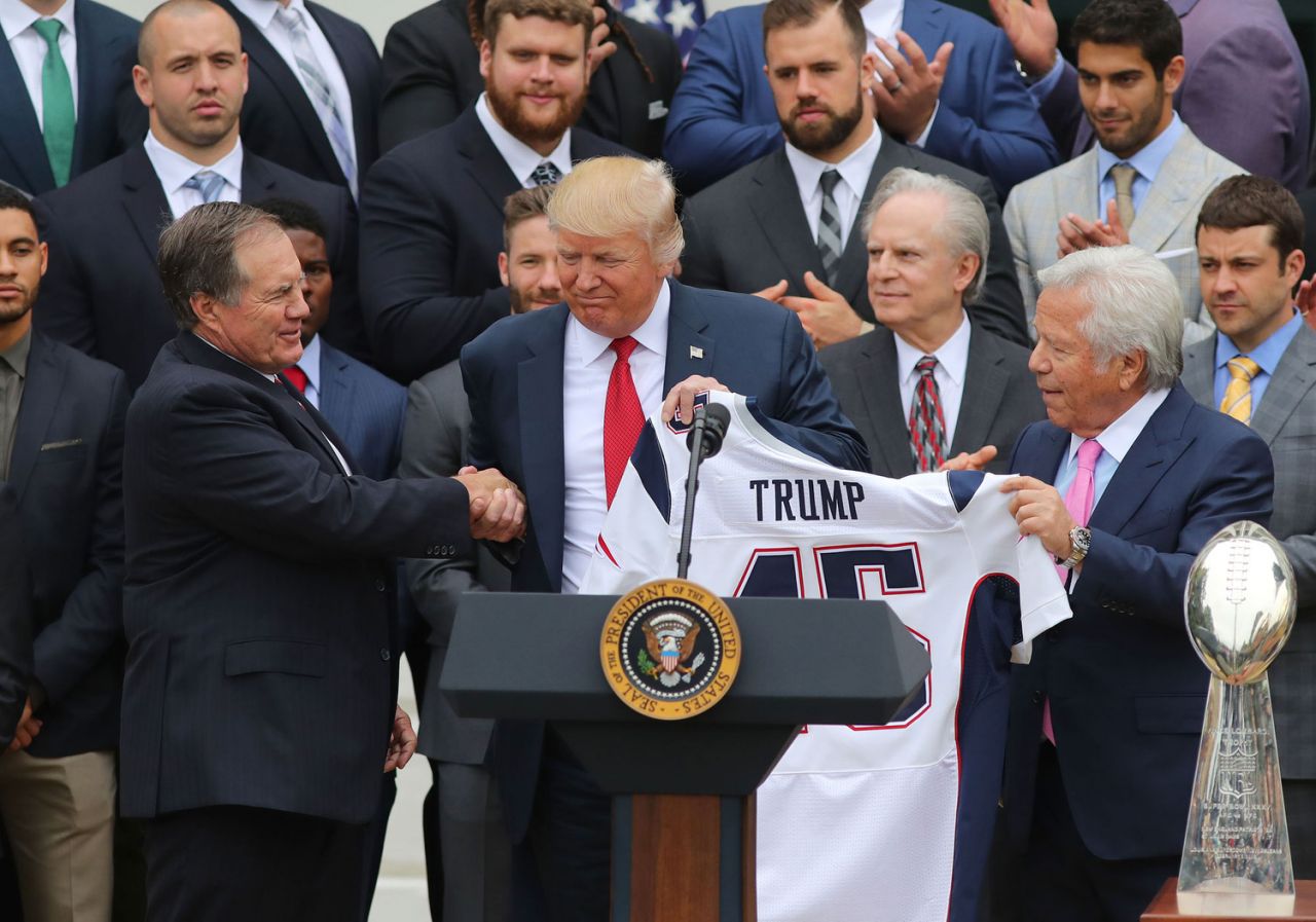 New England Patriots Donald Trump