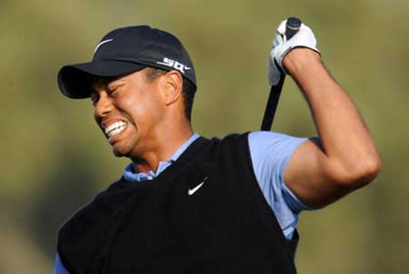 Tiger Woods back 