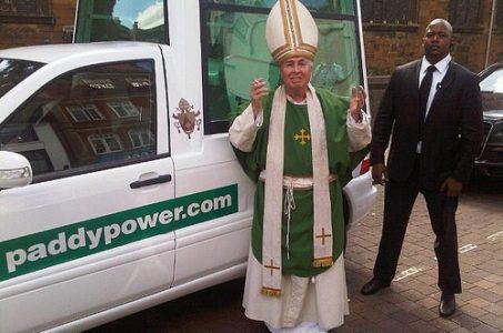 Paddy Power pope Donald Trump odds