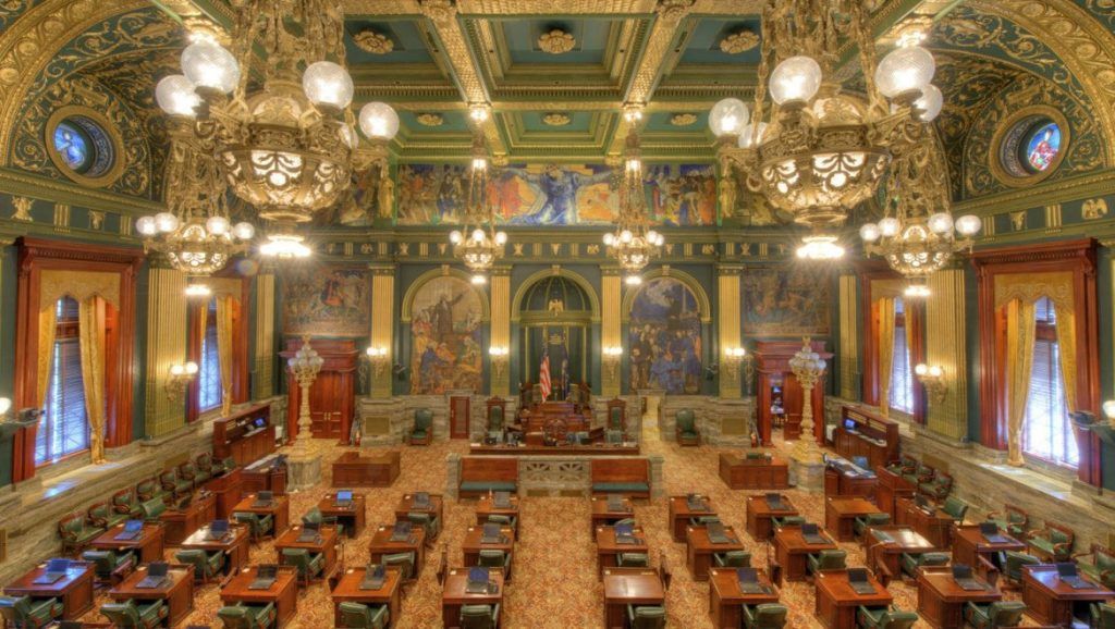 Pennsylvania senate chamber