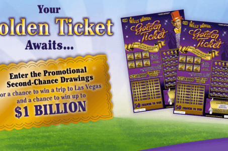 Willy Wonka Golden Ticket lottery game