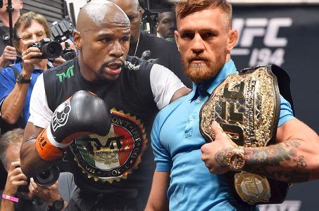 Dana White Conor McGregor Floyd Mayweather