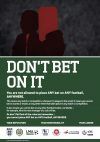 FA poster "Don't Bet on It"