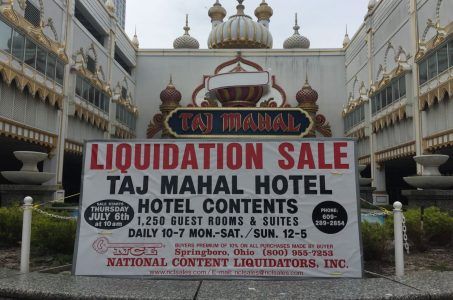 Trump Taj Mahal liquidation sale