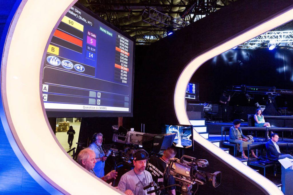 Caesars sound stage opens Who Wants to be a Millionaire