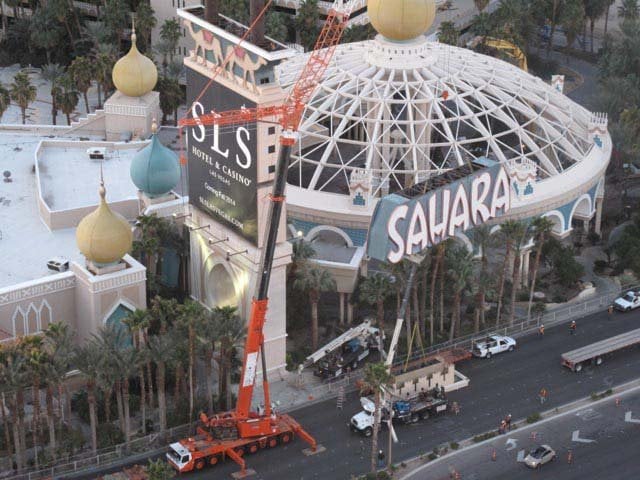 SLS Las Vegas considers Sahara rebrand