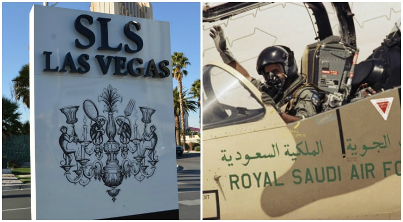 SLS Las Vegas Saudi Arabia air force