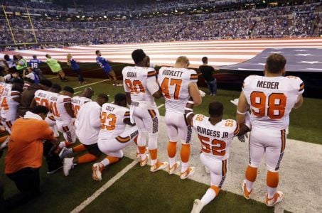 NFL ratings kneel national anthem