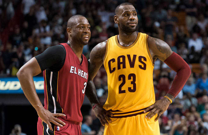 Dwyane Wade LeBron James Cleveland