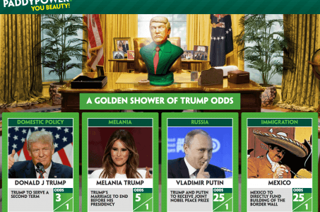 Donald Trump odds Paddy Power