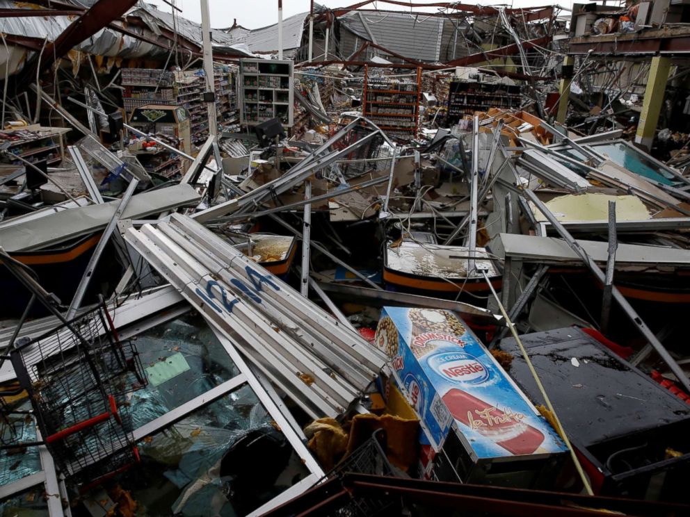 Hurricane Maria damage