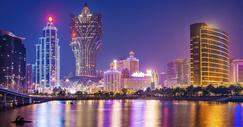 Casinos make up the Macau skyline