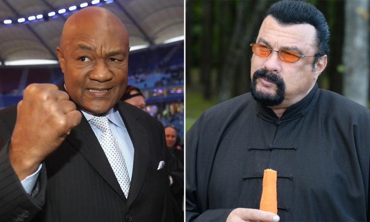 George Foreman, Steven Seagal