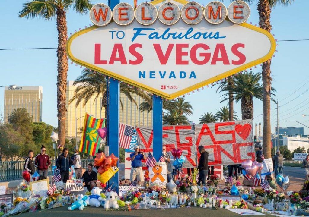 Las Vegas casinos shooting memorial